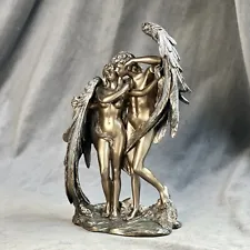 Cupid & Psyche Eros Bronzed Statue Mythology Lovers VERONESE 2010 Lovers 9”