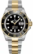 Rolex Sea-Dweller Steel & Gold Black Dial Luxury Dress Watch Buy Online On Sale