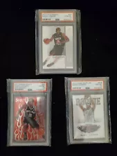 Kawhi Leonard PSA 10 rookie card lot. 2011 SP Authentic, 2012 Marquee and Select