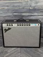 Used Fender '68 Deluxe Reverb Reissue Electric Guitar Combo Amp with Dust Cover