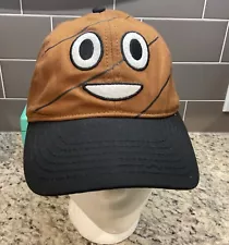 EMOJINUITY POOP Emoji Snapback Adjustable Hat Brown/Black Rim NWT