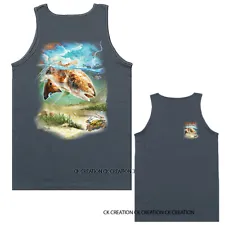 RED DEVIL Fishing Outdoor Sports Graphic Tank Top
