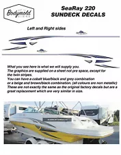 SeaRay 220 SUNDECK Decal/Graphics