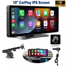 10.26" Wireless Touch Screen For Apple Carplay Portable Car Stereo Android Auto