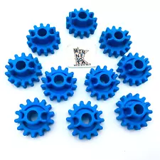 10 Knex Small 1" Light Blue Locking Gears - K'nex Education Replacement Parts