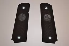 OEM FACTORY NEW COLT 1911 1991 GOVERNMENT BLACK RUBBER GRIPS W RAMPANT COLT