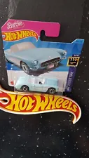 Hot Wheels **SUMMER SALE** ~ 1956 Corvette, Barbie Car, Aqua, S/Card.  NEW!!