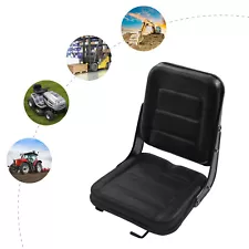 Universal Black Backhoe Dozer Telehandler Seat Tractor Suspension Seat Durable