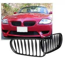 Matte Black Front Kidney Grille Sporty Style Grill for BMW Z4 E85 E86 03-08