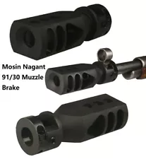 Mosin Nagant M44 Bolt On Tank Style Muzzle Brake Triangular Baffles