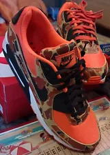 Size 13 - Nike Air Max 90 Orange Duck Camo