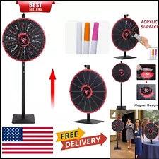 New ListingDual-Use 24" Color Prize Wheel with Heavy-Duty Base for Trade Shows & Carnivals