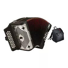 Hohner 3100GB 31 Key Panther Diatonic Accordion with Hohner ABG Gig Bag