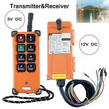 12-24V Wireless Industrial Remote Control for Transmitter & Receiver Hoist Crane