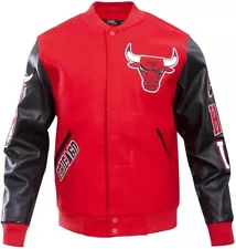 Seacaid Official Men’s Chicago Bulls Varsity Jacket – 5XL (B22)