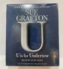 Sue Grafton U for Undertow NEW Audiobook CD Judy Kaye Unabridged Random House