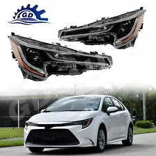 For 2020-2022 Toyota Corolla L LE Headlights LED Headlamp Assembly Pair L&R Side (For: Toyota Corolla)