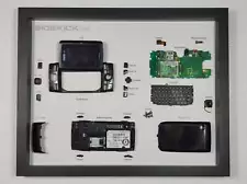 Sidekick 2008 Phone | Disassembled in a Frame