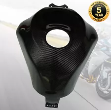 Carbon Fiber Painted Fuel Gas Tank Cover Cowl For Kawasaki Ninja ZX-6R 2009-2020 (For: 2020 Kawasaki Ninja ZX6R)