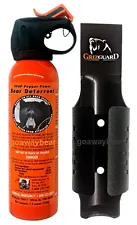 UDAP Pepper Power Bear Spray Repellant w/ Black Griz Guard Holster