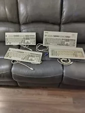 (4) Assorted Vintage Keyboards