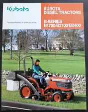 Kubota - B1700-2100-2400 Diesel Tractor Dealer Sales Brochure - 1998