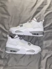 Size 8 - Jordan 4 Retro White Oreo