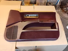 1991-1996 Chevy Caprice LS Maroon Passenger Side Cloth Door Panel