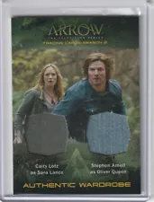 CRYPTOZOIC ARROW SEASON 2 SARA LANCE / OLIVER QUEEN DUAL AUTHENTIC WARDROBE DM5