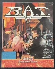 BAT Ubi Soft Games MS-DOS 3.5 disk COMPLETE IN BOX READ