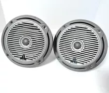 JL AUDIO MX650-CCX-CG-TB 6.5" MARINE COAXIAL SPEAKERS TITANIUM GRAY GRILLES