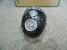 AJS Matchless light weight headlight head lamp shell with speedo and amp meter