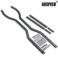 AXSPEED Steel Chassis Frame Rails 6X6 For Axial SCX10 1:10 RC Rock Crawler Car