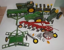 Vintage Ertl 1:16 Tractors, Attachments & Parts LOT