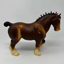 Breyer Clydesdale Stallion 80 Muscles with Blue Ribbon Sticker