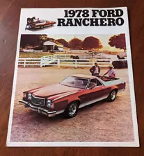 Ford Ranchero 1978 Car Dealer Sales Brochure