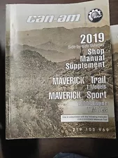 Can-Am 2019 Maverick Trail and Sport Shop Manual Supplement