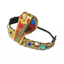 Antique Egypt Queen Headdress Stylish Theme Costume Crown Egyptian Snake