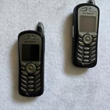 Motorola i415 Boost Cellular Walkie Talkie Phones Lot Of 2