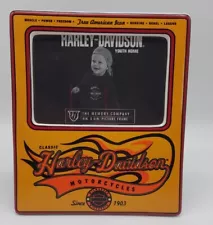 Harley Davidson Motorcycle Classic Ceremic Picture Frame For 4"x6" Photo Picture