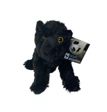 World Wildlife Fund 7”x5” Baby Black Panther Plush Stuffed Animal Toy NEW