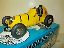 Vintage tether midget race car Thimble Drome toy, line control by NYlint. Mint