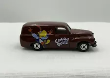 Vintage Matchbox Cocoa Puffs FJ Holden Panel Van Brown Die Cast