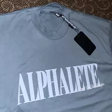 Men’s ALPHALETE T-Shirt Size Small Workout Shirt Learn Dream Blue S NEWð¥