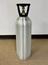 20 lb. Aluminum CO2 Cylinder Tank with CGA320 Valve and Handle DOT Approved