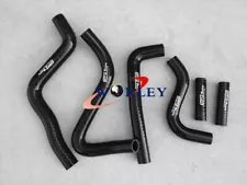 For Kawasaki KX250 KX 250 1999-2002 2000 2001 99 00 Silicone radiator hose Black