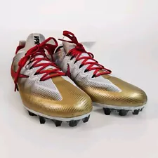 Nike Vapor Untouchable Pro iD Men's Football Cleats Red Gold 872065-911 Size 11