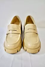 Cushionaire Beige Leather High Memory Foam Shoes Size 8M On Sale