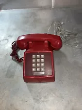 WESTERN ELECTRIC BELL SYSTEMS RED TELEPHONE “BELL SYSTEM PROPERTY””NOT FOR SALE”