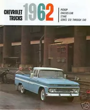 1962 CHEVROLET TRUCK SALES BROCHURE